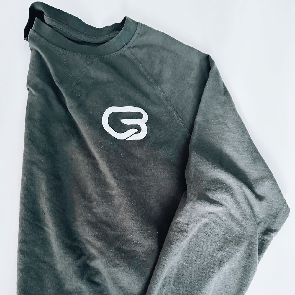 Cyclebar charcoal, clay colored, long sleeve